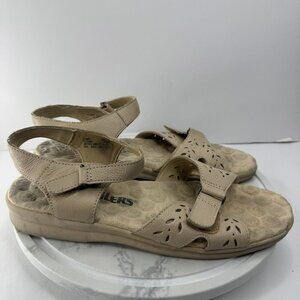 Cobie Cuddlers Orthopedic Beige Leather Sandals EU42 US10‎